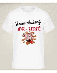 Pánské tričko - Jsem zkušený PR-UDIČ